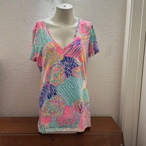 Lilly Pulitzer V-Neck Top